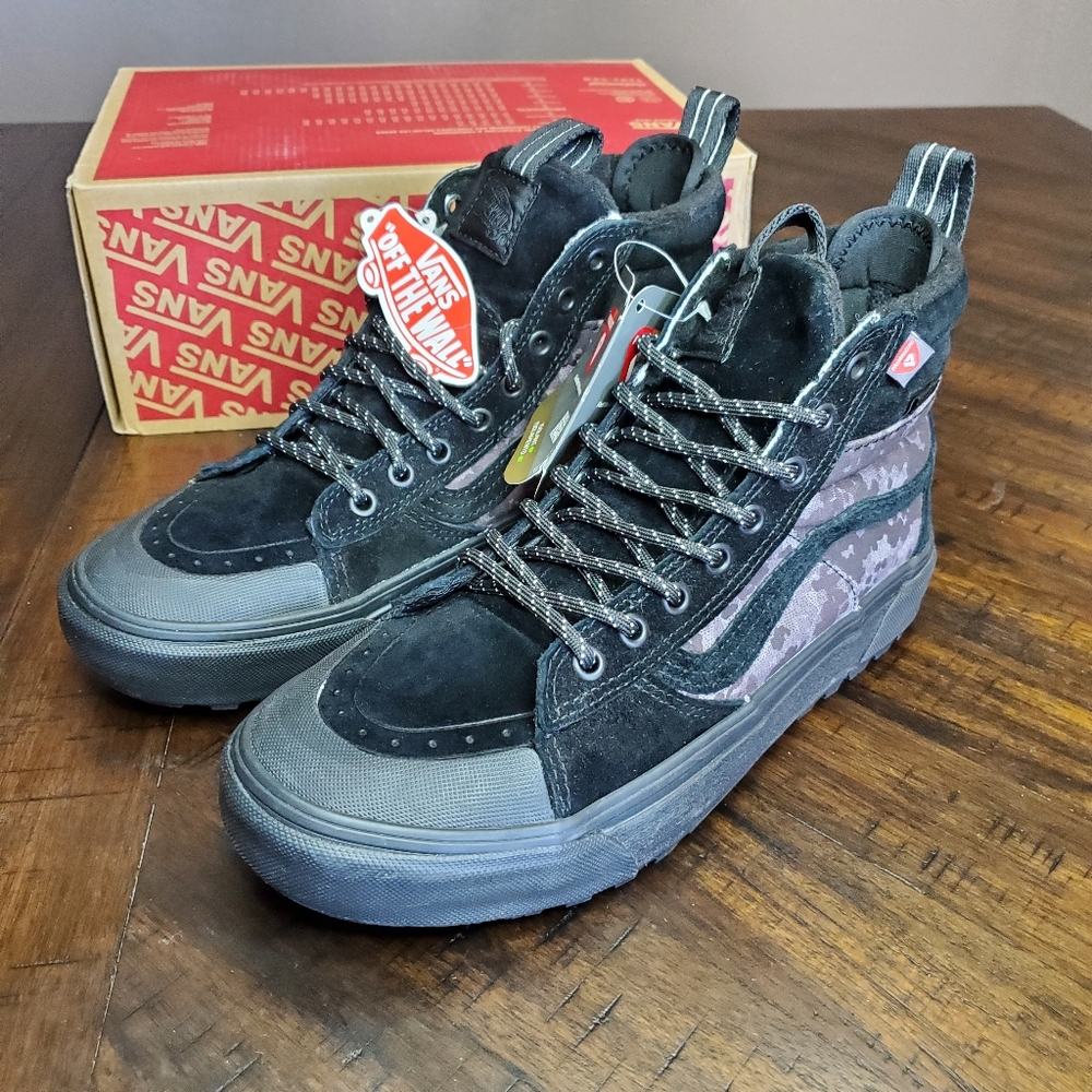 Vans Sk8-Hi Mte-2 Black Camo Men Size 8, Women Size 9.5 - Picture 3 of 14